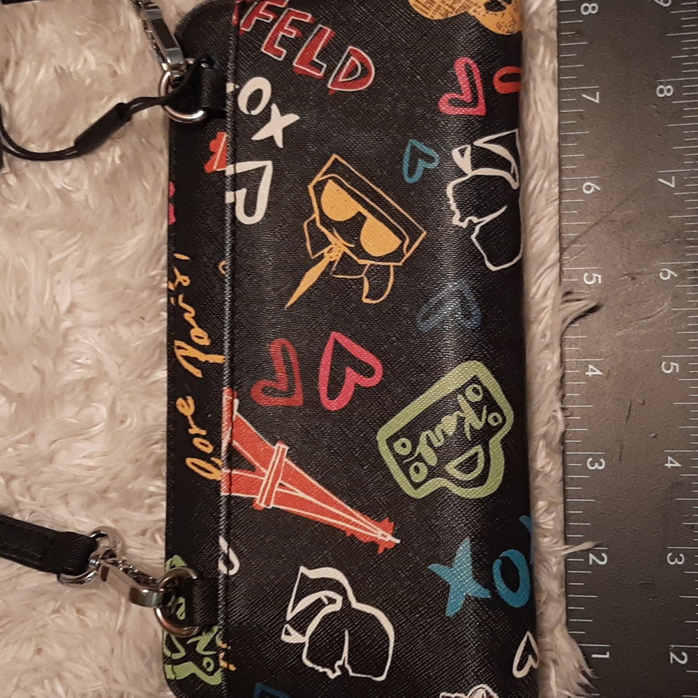 Karl Lagerfeld Paris Wallet Crossbody, preloved - Picture 3 of 15